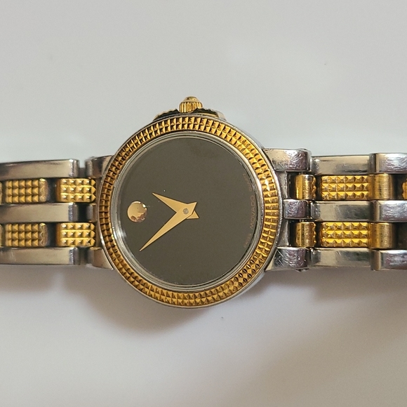 Silver and gold ladies Movado watch